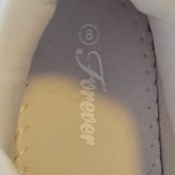 Forever Sparkle Tennies Size 8 Silver - Picture 5 of 5